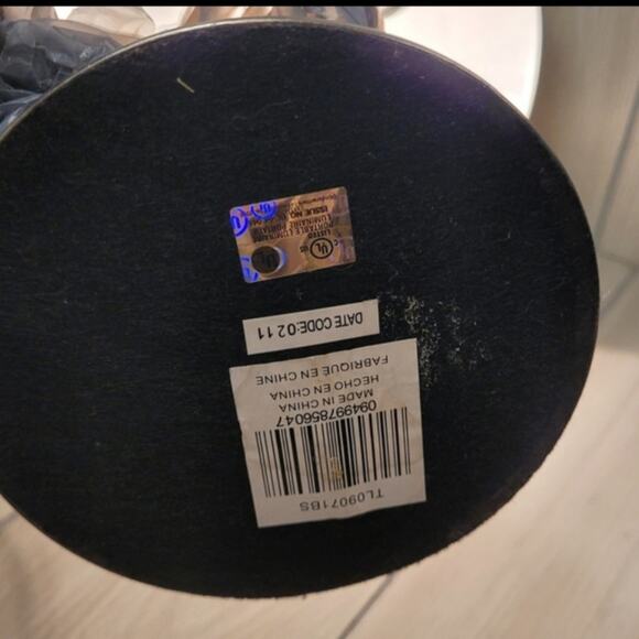 Vintage? Stainless Steel Mushroom Silver TableLamp MCM Space Ship Style - Picture 3 of 7